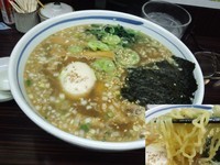 「味玉ラーメン太麺大盛980円」@新潟らーめん がんこ屋の写真