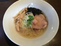 「あさり出汁地鶏そば 塩 細麺」@麺や 虎徹の写真
