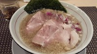 「背油煮干しそば・大油・玉ねぎ増量750円＋150円」@らーめん セアブラノ神 壬生本店の写真