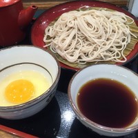 「もり（￥240）＋玉子（￥40）」@小諸そば 銀座木挽町店の写真