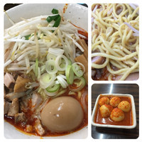 「あえめん¥820+ビール¥500ほか」@味噌麺処 花道庵の写真