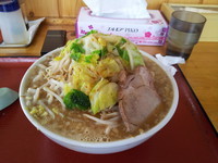 「野菜ラーメン」@中華そばつけ麺 魚介の達人 久兵衛 取手店の写真