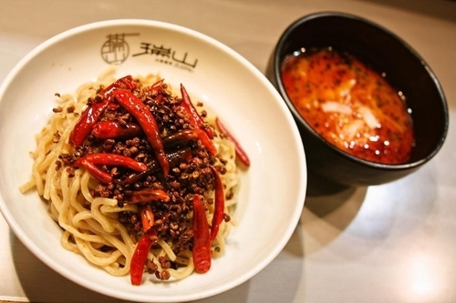 【5月限定】牛スジ肉の麻辣つけ麺～香り葱仕立て