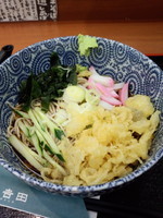 「朝冷やしたぬきそば340円」@そば処 大吉田の写真