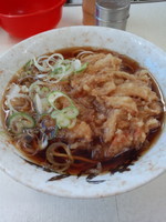 「かき天そば420円」@仲屋製麺所の写真