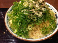 「かけうどん並(290円)」@丸亀製麺 青山オーバル店の写真