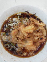 「かき天そば\420」@仲屋製麺所の写真