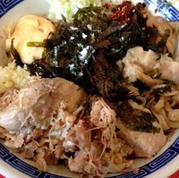 「たれそば（全増し，豚）」@ジャンプの写真