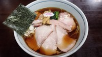 「和風出汁、醤油チャーシュー、冷やし」@とら食堂 松戸分店の写真