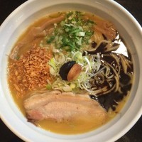 「鶏プルガーリック￥780円(大盛＋100円)」@七福軒の写真