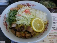 「【限定】海老油そば　（大盛り）　※スープ付」@俺らラーメン ちょもらんまの写真