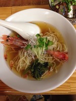 「【限定】天使の海老そば 葉山葵風味」@中華そば よしかわの写真