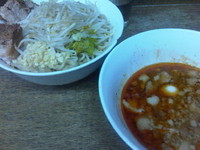 「小つけ麺ニンニクカラメ(850円)」@蓮爾 さんこま店の写真