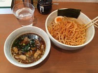 「つけ辛火油そば ¥900」@つけそば丸永 川越店の写真