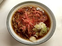 「べに天そば(430円)」@新角の写真