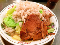 「ラーメン(ヤサイアブラ増し、ニンニク少なめ)」@デブソバリパブリック 御器所店の写真