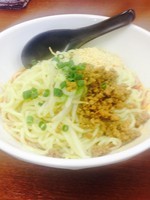 「成都式担担麺¥850＋大盛（クーポン）＋ライス（サービス）」@担担麺 すご六の写真