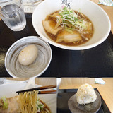 『樹咲特そば+醤じゃこおにぎり(￥890+200)』