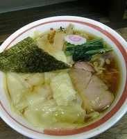 「ワンタン麺」@青竹平打ち中華そば 麺壱吉兆の写真