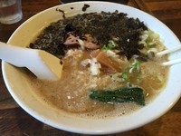 「岩のり濃厚塩ラーメン(限定)」@麺屋 くろまるの写真