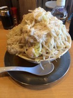 「大二郎中野菜ニンニク脂増し」@ラーメン大二郎 東バイパス店の写真
