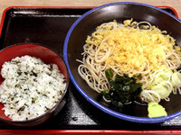 「朝食セット(390円)」@そば処 あり賀せいろうの写真