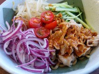 「【冷】　石臼冷丸」@らーめん みそ丸 小諸店の写真