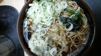 「お好み野菜天そば（春菊）\430」@そば作 本店の写真