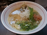 「梅塩らーめん870円＋水餃子400円」@柳麺 呉田-goden-の写真