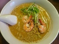 「海老味噌担々麺 ¥900」@濃厚担々麺・らーめんつけめん 仁の写真