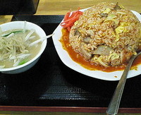 「チンピラチャーハン　７５０円」@味噌麺処 花道庵の写真