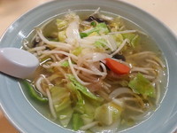 「塩野菜しなラーメン750円」@ラーメン科の写真