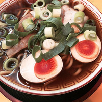 「中華そば中+味玉+御飯 830円」@麺屋7.5Hz+ 梅田店の写真