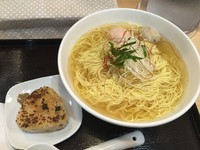 「あら炊き塩らぁめん（へしこ焼おにぎり付き）950円」@麺屋 海神 相模原店の写真