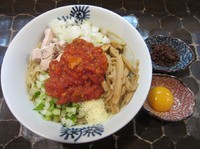 「限定　台湾海老まぜそば（９００円）」@特級鶏蕎麦 龍介の写真