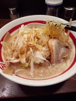 「ねぎもやしめん750円」@千石自慢ラーメン 鶯谷店の写真