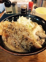 「レディースラーメン   トッピング:テキサスチャーシュー」@豚仙人の写真