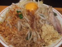 「みそ小＋汁なし　７００円＋１００円」@いがみその写真