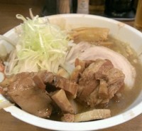 「味噌ラーメン ヘタ肉トッピング」@麺処 慶の写真