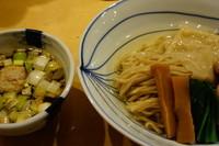 「鶏つけそば　醬油（５月後半限定）」@饗 くろ㐂の写真