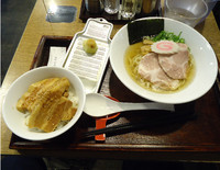 「『冷やしそば+平日限定チャーシュー丼(￥700+250)』」@讃岐ラーメン はまんど湘南の写真