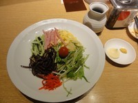 「丸源　冷し中華（醤油だれ）」@丸源ラーメン 河内天美店の写真