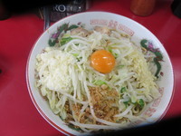 「ラーメン、汁なし、粉チーズ870円」@ラーメン二郎 湘南藤沢店の写真