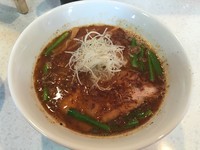 「酢っぱ辛いラーメン+〆のお茶漬けごはん」@ラーメン星印の写真