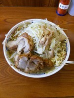「ラーメン(ヤサイニンニク)」@ラーメン二郎 亀戸店の写真