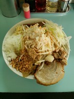 「油そば(ヤサイちょいマシ、他全マシ)」@らーめん☆王子の写真