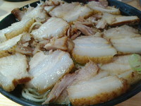 「チャーシュー麺 中盛り、ライス」@北大塚ラーメンの写真