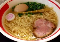 「アゴ塩らーめん　800円　味玉　100円」@自家製麺SHINの写真