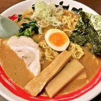 「伊勢海老ラーメン+肉餃子(6個)801円+324円」@竹本商店つけ麺開拓舎 北上店の写真