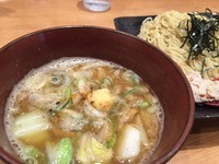 「淡麗弱火炊きつけめん」@鶏と魚だしのつけめん哲 溝の口店の写真